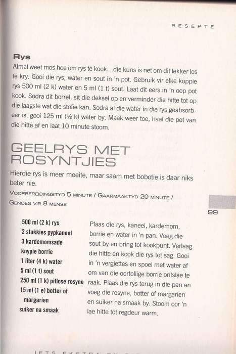 VOETSPORE KOOKBOEK - JOHAN BADENHORST (1 STE UITGAWE 2007)