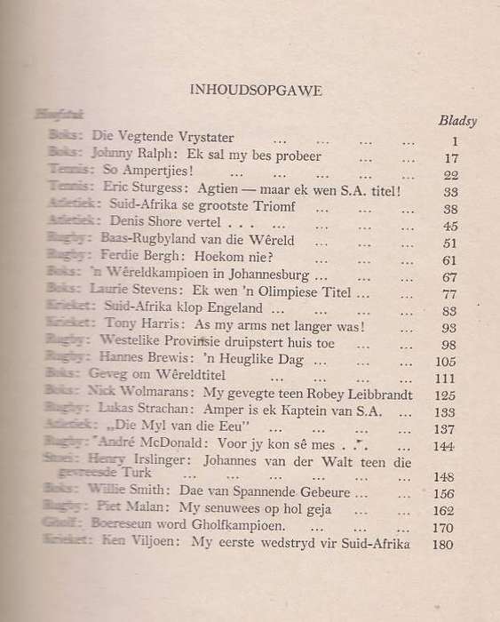 SPANNENDE GEBEURE IN DIE SPORTWERELD - TOPSY SMITH (ApB LENTEREEKS NR 47 1950)