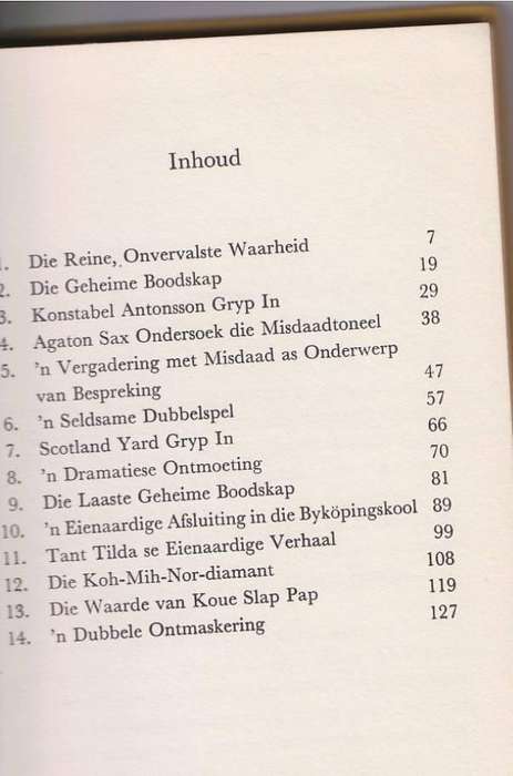 AGATON SAX EN DIE GESLEPE DIAMANTDIEWE - NILS OLOF FRANZEN (1959) JEUGVERHAAL