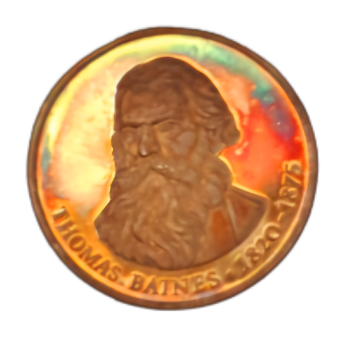 Silver Pioneers Of Southern Africa Thomas Baines coin