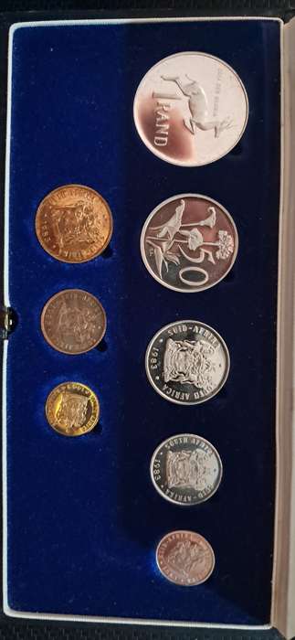 1983 Proof set Silver 1 Rand