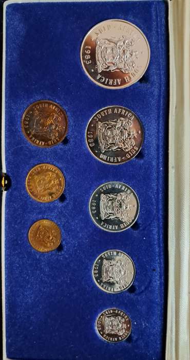 1983 Proof set with Silver 1 Rand