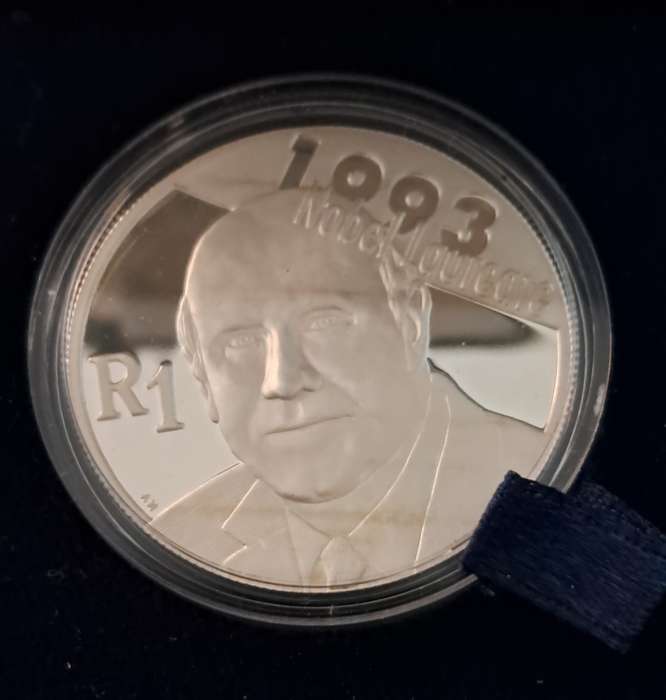 2007  Silver Protea Series F W de Klerk 1 Rand