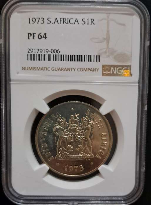 1973 PF64 Proof Silver 1 Rand