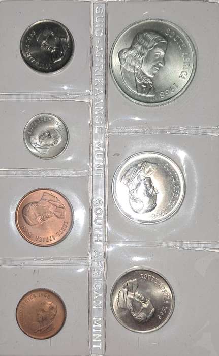 1968 Uncirculated Mint Pack Silver 1 Rand