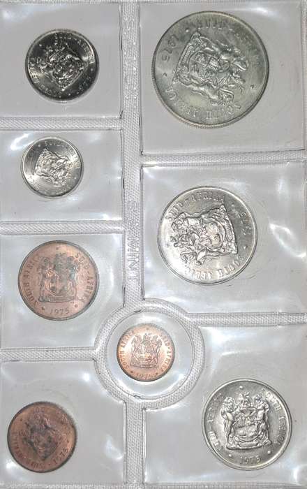 1975 Uncirculated Mint Pack Silver 1 Rand