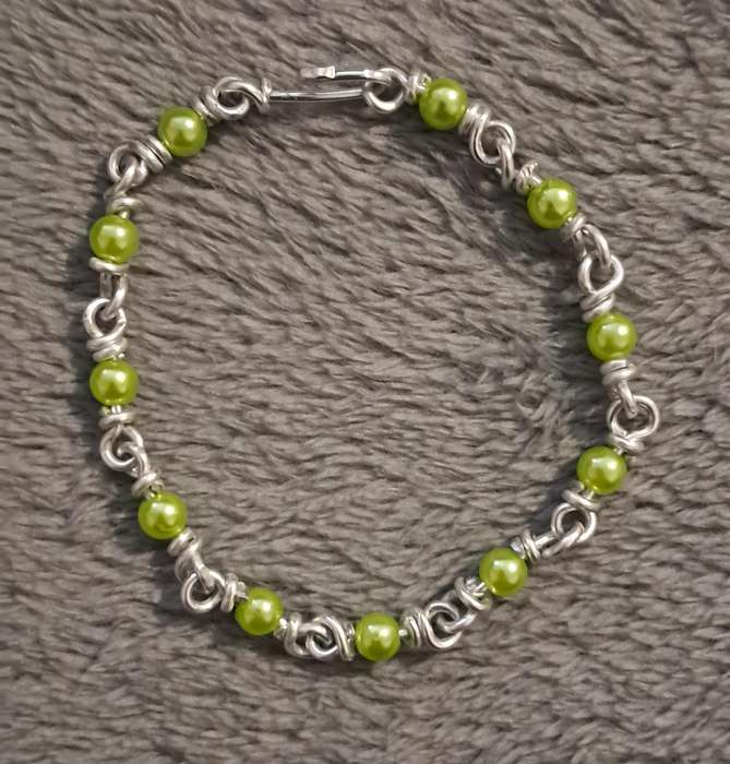 Handmade Craft Wire Link Bracelet
