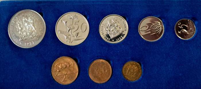 1977 Proof Set Silver 1 Rand