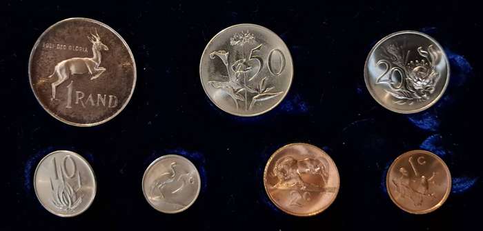 1965 Proof Set Silver 1 Rand