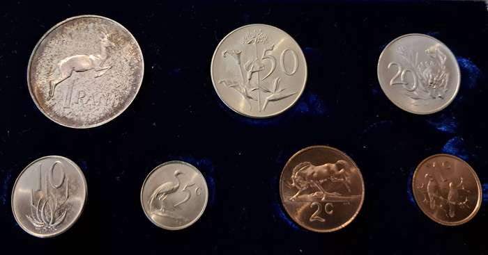 1965 Proof Set Silver 1 Rand