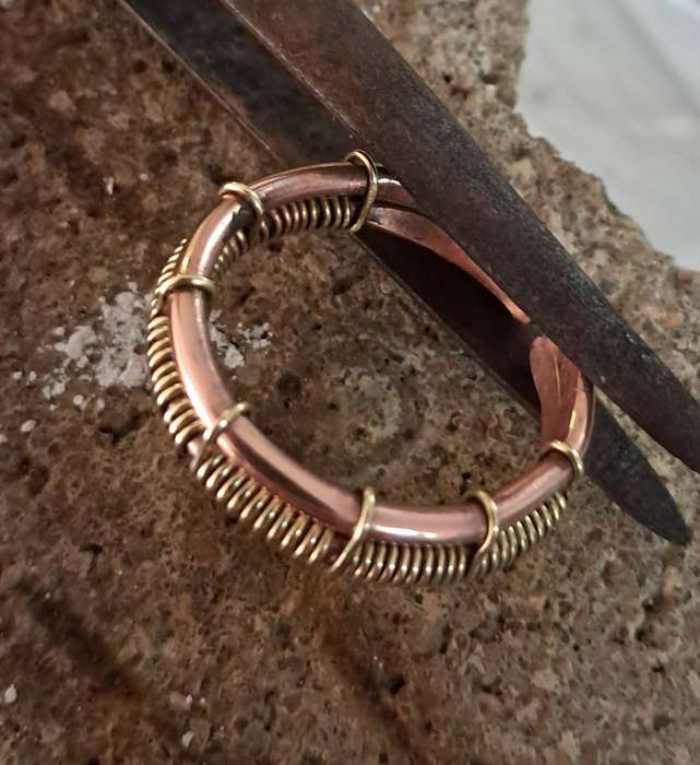 Handmade Copper Ring Size 12 and Up