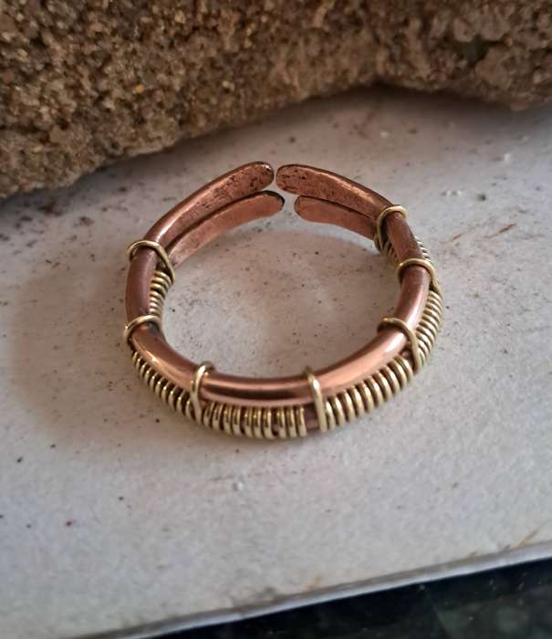 Handmade Copper Ring Size 12 and Up