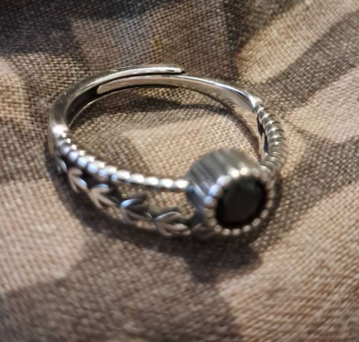 Silver Plated Adjustable Ring
