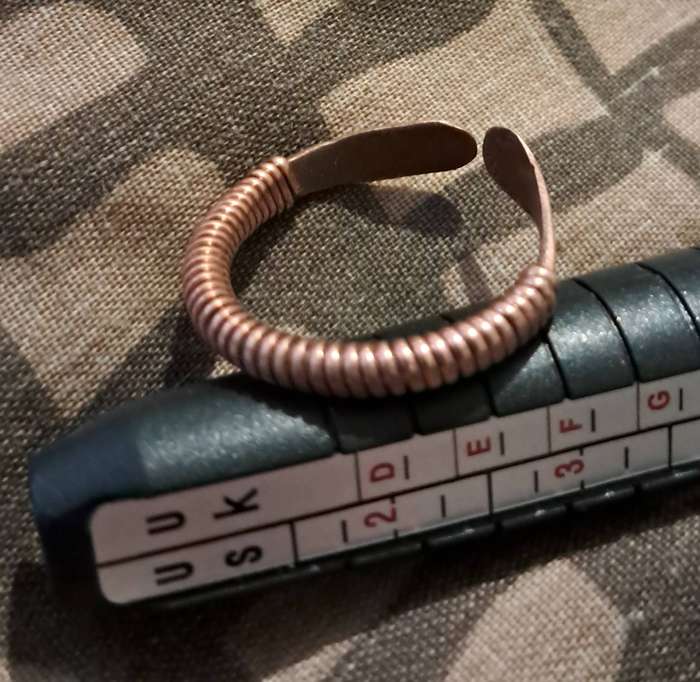 Handmade Adjustable Copper Ring