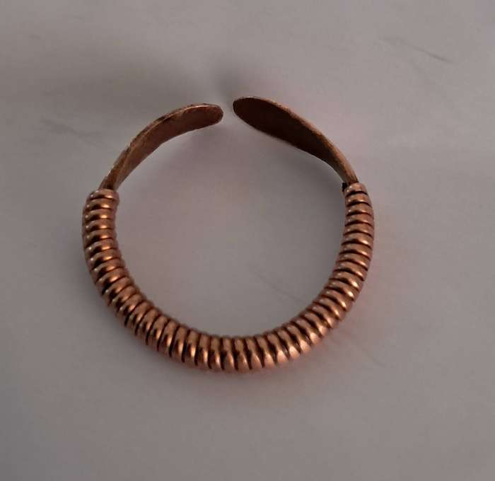 Handmade Adjustable Copper Ring