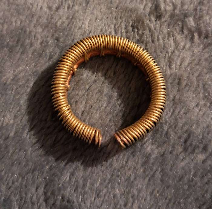 Handmade Adjustable Copper and Brass Ring