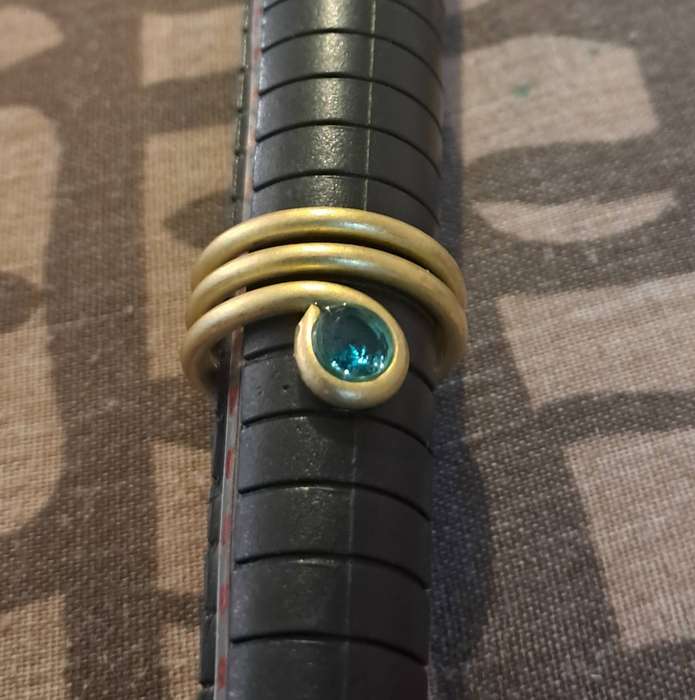 Handmade Bass Ring Size 6