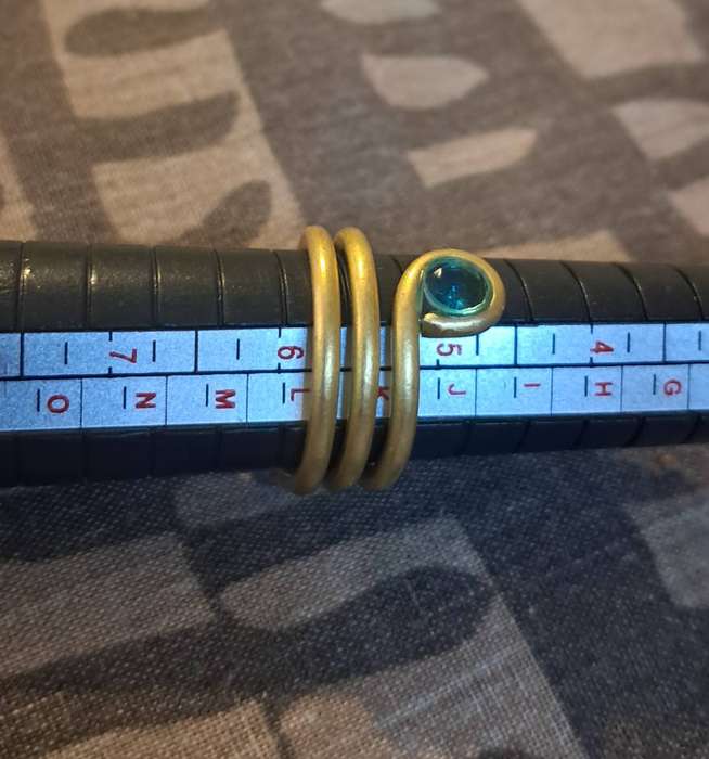 Handmade Bass Ring Size 6