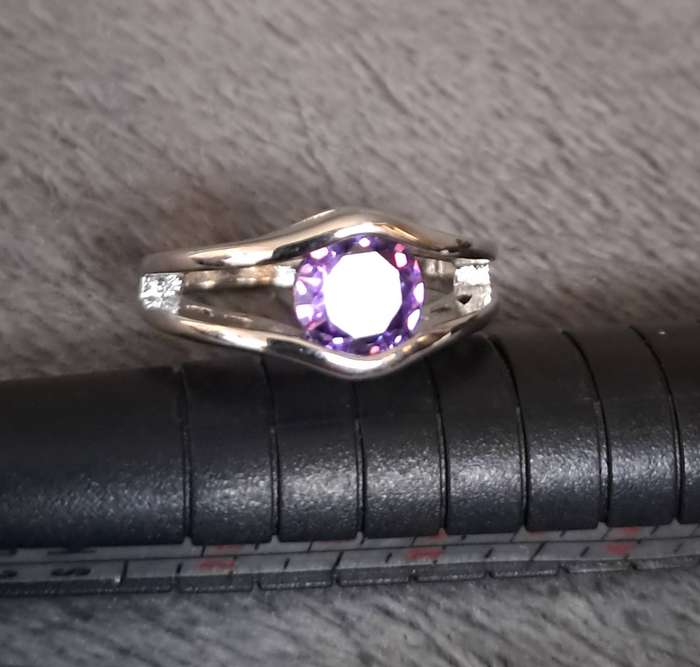 Synthetic Stone Ring Size 7
