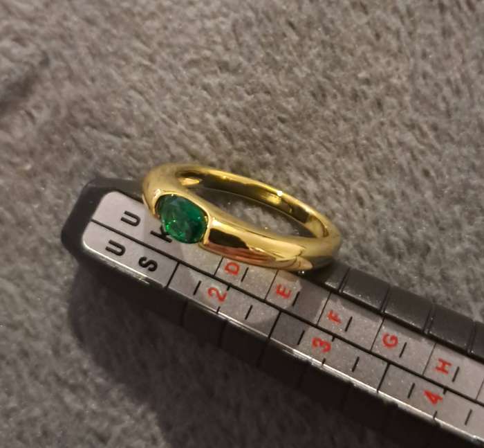 Minimalist Ring Synthetic Zirconia Size 7