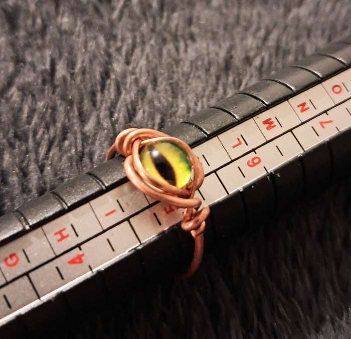 Size 5 Handmade Copper Ring