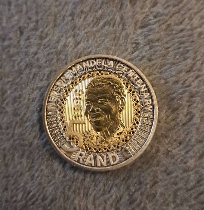 Proof 2018 Nelson Mandela Centenary 5 Rand Coin