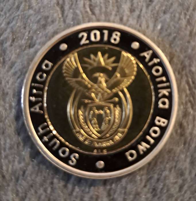 Proof 2018 Nelson Mandela Centenary 5 Rand Coin