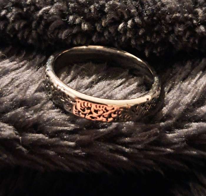Plated Copper Ring Size 6