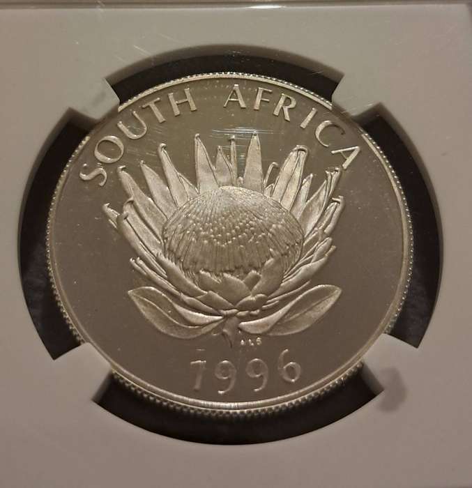 1996 PF69 Ultra Cameo Silver Constitution 1 Rand