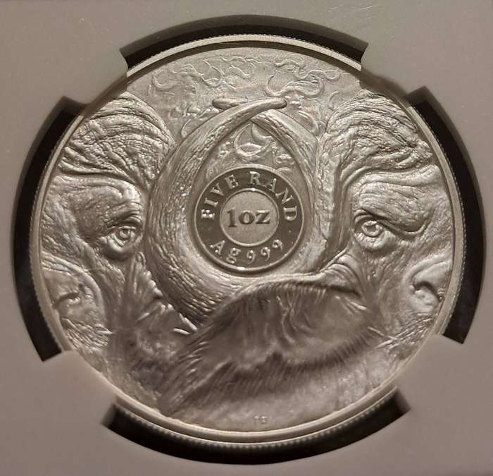 2023 PF70 Ultra Cameo Silver 1oz Big 5 Series II Buffalo
