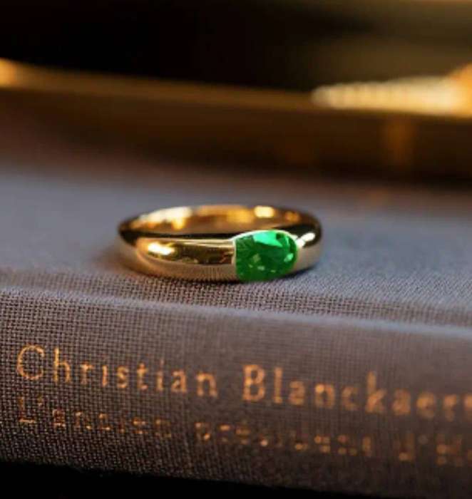 Minimalist Ring Synthetic Zirconia Size 7