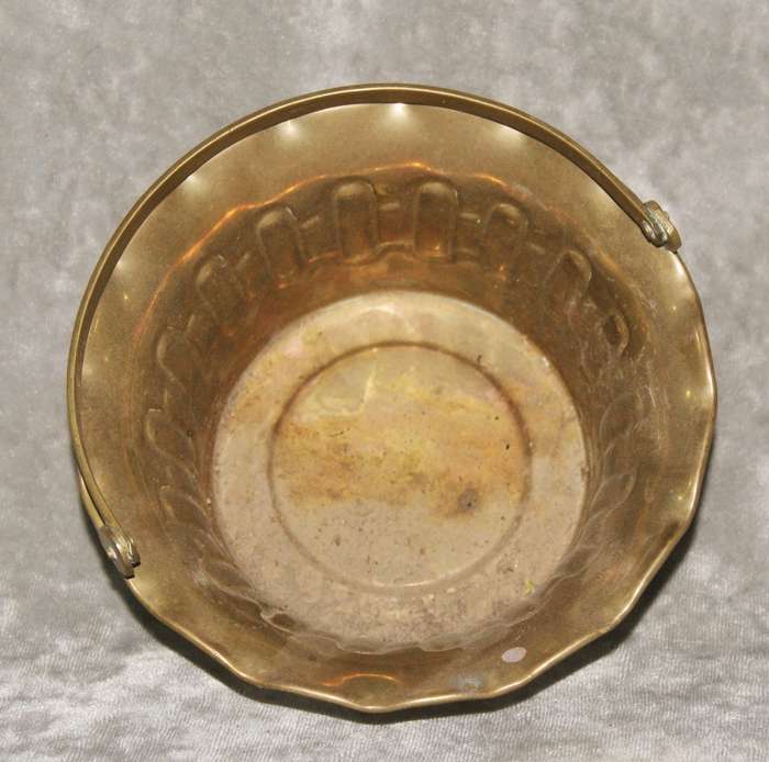Vintage brass bon bon dish