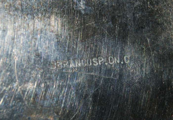 Seranco SP on C champagne/ wine bottle coaster