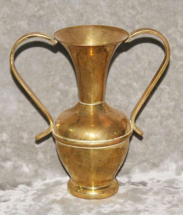 Vintage brass 2 handled jug