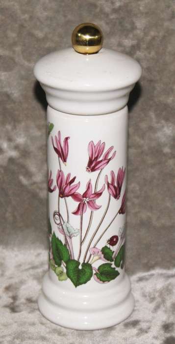 Portmeiron "The Botanic Garden" Salt and Pepper Grinder" Cyclamen 1972