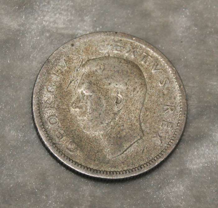 1952 South Africa 2 Shilling (florin) 50% silver coin