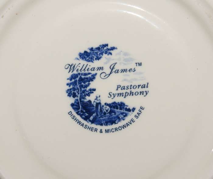 William James "Pastoral Symphony" saucer