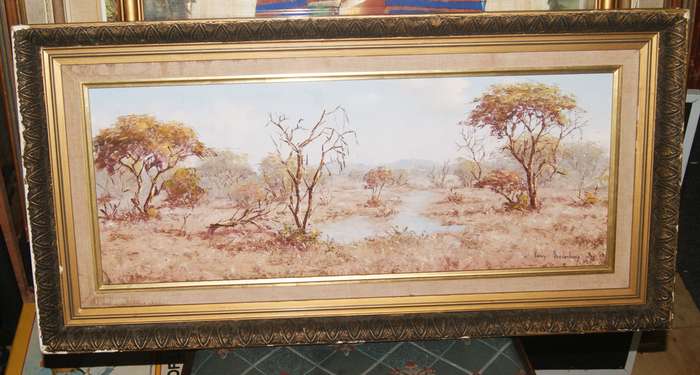 Henry Bredenkamp landscape oil on board signed