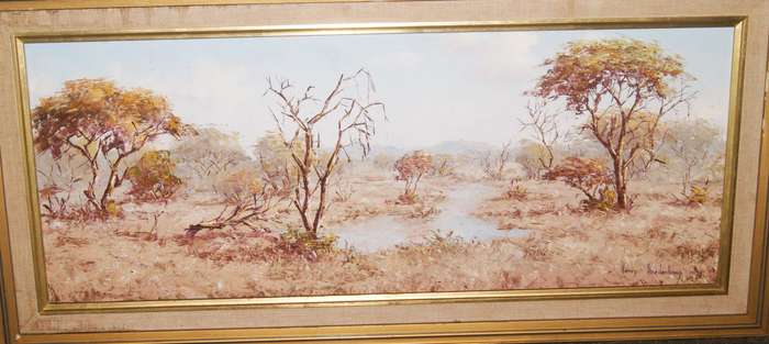 Henry Bredenkamp landscape oil on board signed