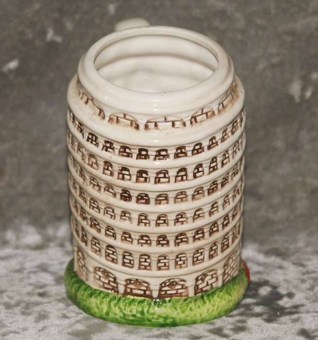 Hand painted Leaning Tower of Pisa mug