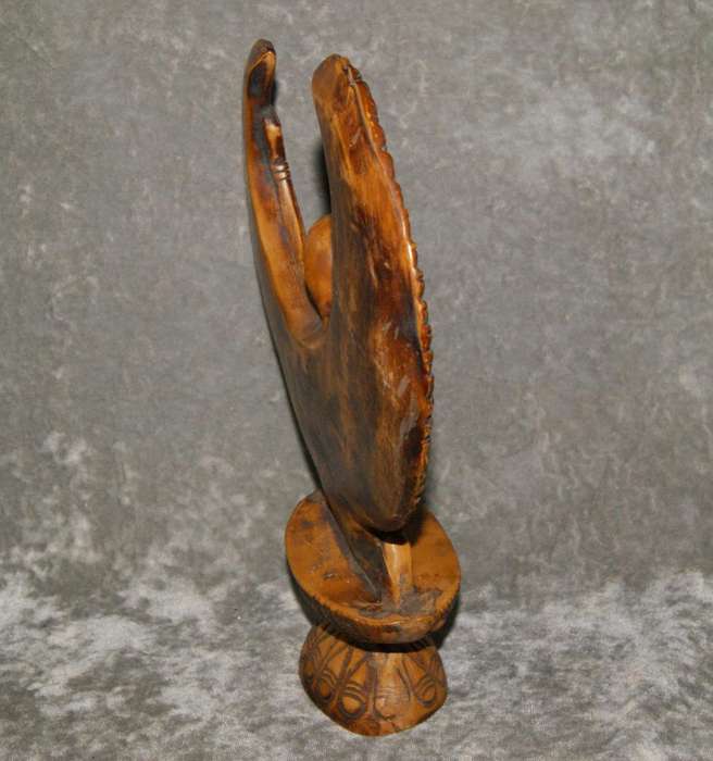 Egyptian hand cast resin hand decorated Isis statue