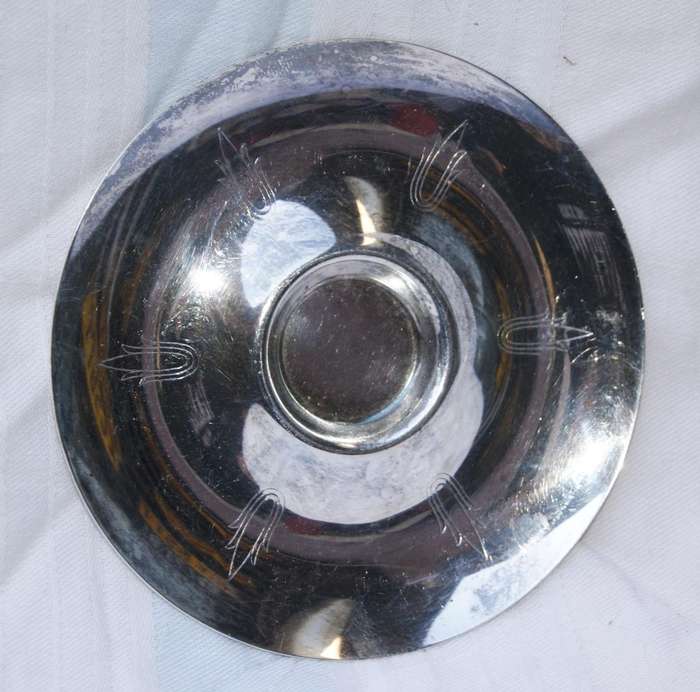 Vintage Angora EPNS candle holder
