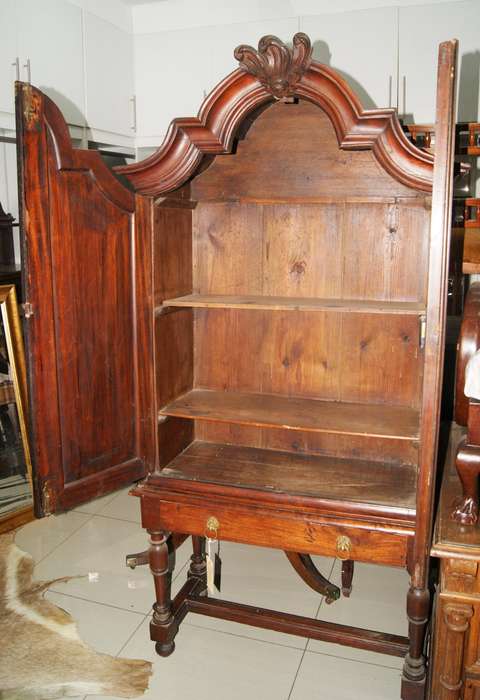 Early Cape (Holbol) stretcher base Armoire Circa 1730's