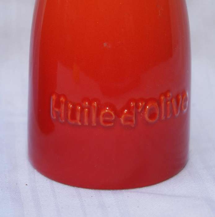 Le Creuset Olive Oil & Vinegar Dispenser Set  Volcanic Orange