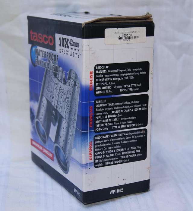 Tasco 10x42 Waterproof Binoculars  Specialty Series (Model WP1042)
