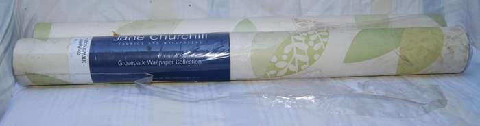 Pair of Jane Churchill Grovepark Wallpaper Rolls  10m x 52cm Each