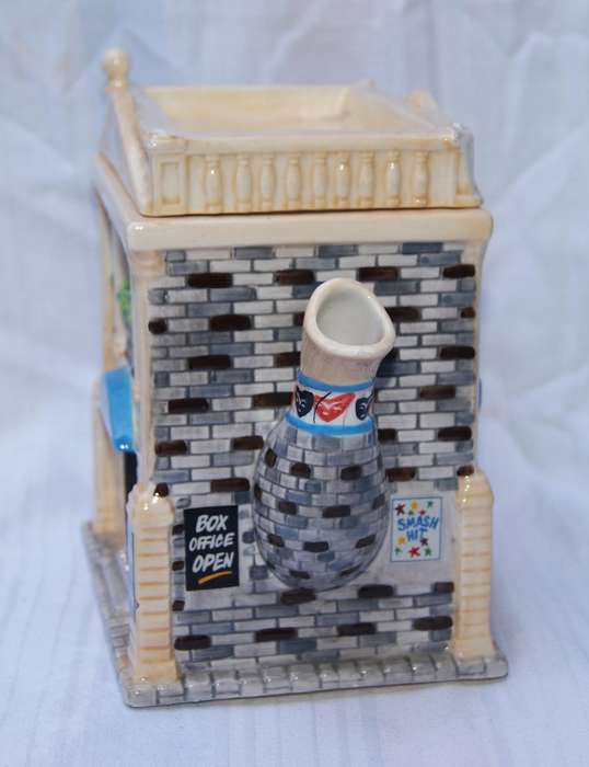 Western House The Village Collectables Annie Rowe Teapot  Theatre Design (Damaged)