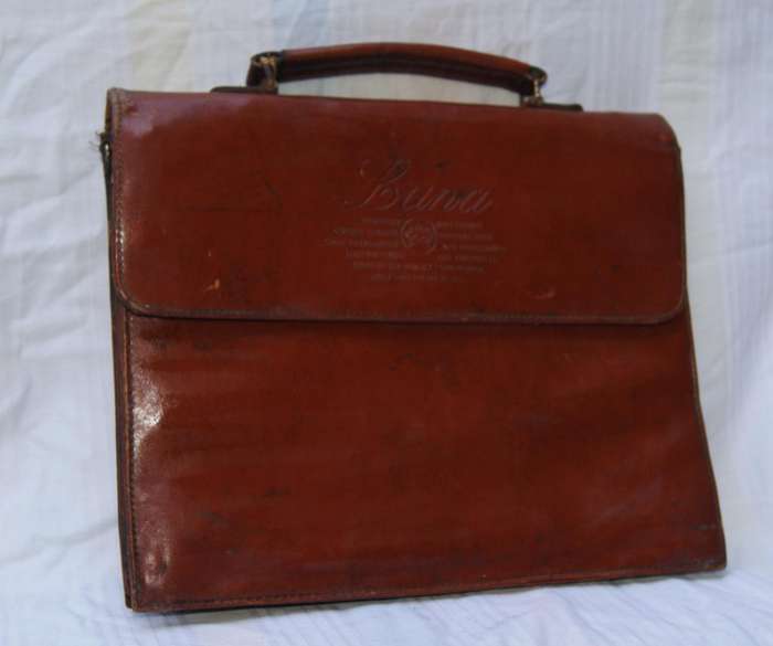 Vintage Luna Italian Leather Handbag  Genuine Leather