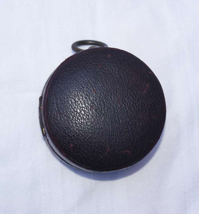 Antique J.H. Steward Pocket Barometer  London  Original Leather Case