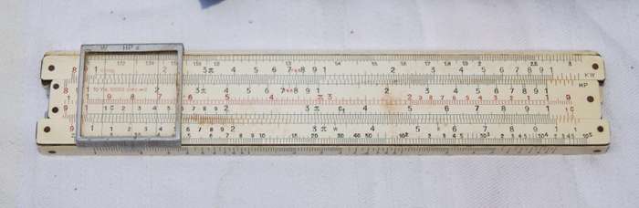 Vintage A.W. Faber Castell Pocket Slide Rule  Model 61/98/319 R.L. Esson & Co. Marked